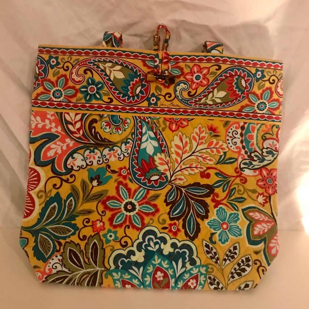 Vera Bradley Provençal Yellow Tote NWOT